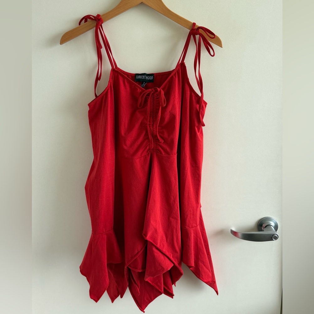 Dolls Kill, F IS FOR FAIRIES™ HANDKERCHIEF DRESS - RED